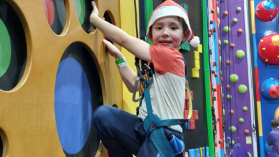 Festive Young Climbers Clip ‘n Climb Sessions at High Rise Lisburn